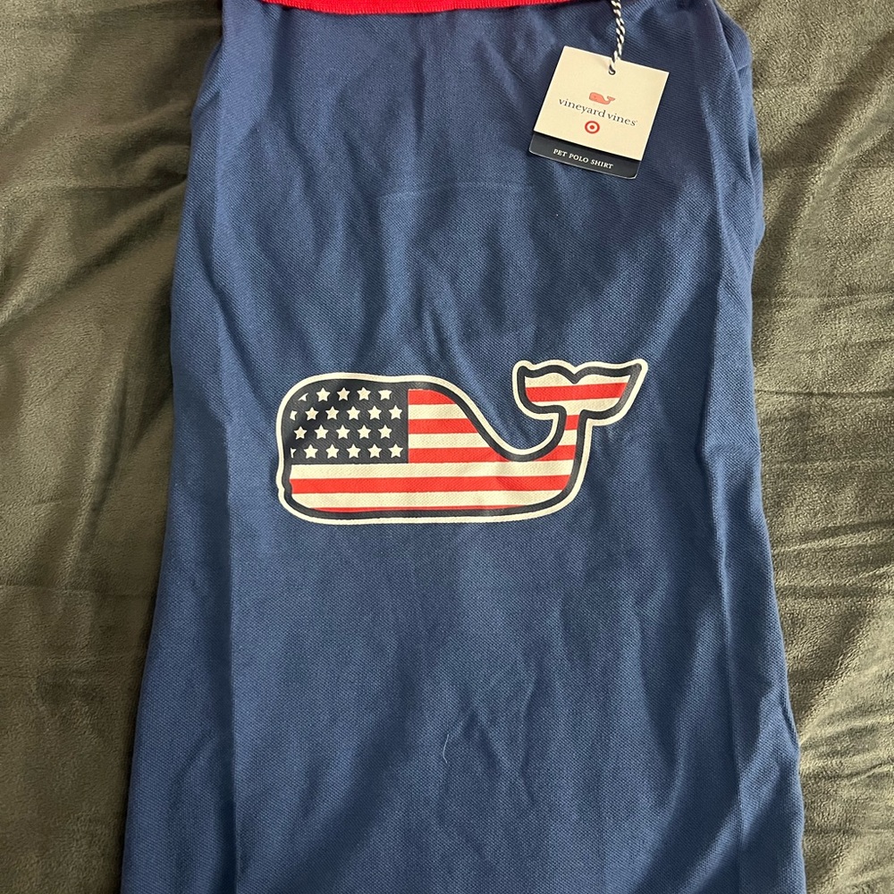 Vineyard Vines for Target Dog Pet American Flag Whale Polo